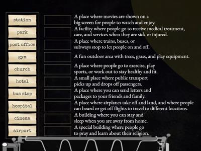 Go getter 2. Places to go.