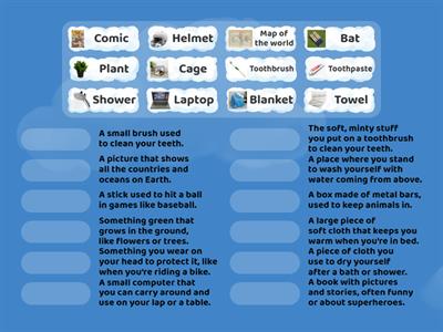Get ready for Movers - Unit 4 -  Vocabulary