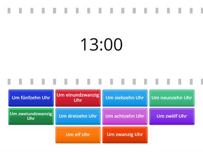 24 Hour clock times (German) 