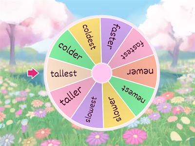 Suffixes -er and -est