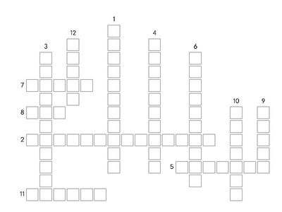 10 - Personalities. Crossword.