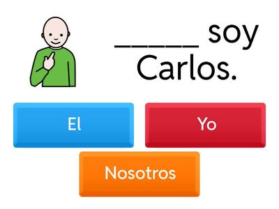 ESPAÑOL: PRONOMBRES PERSONALES