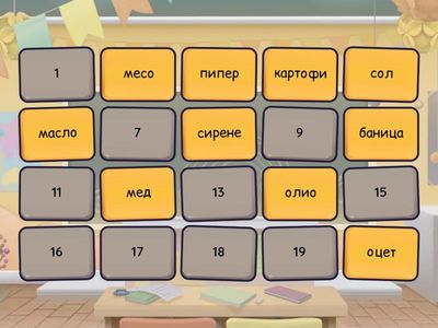 Комбинации от храни (фрази)