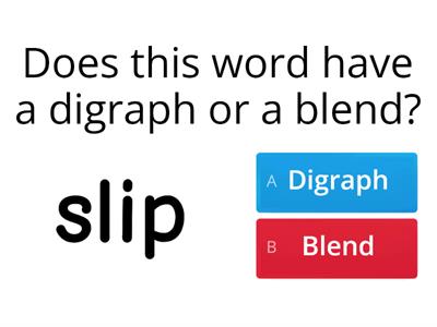 Digraph or Blend?