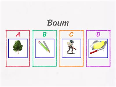 Wörter mit B b - Quiz