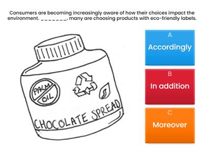 Discourse Markers Quiz