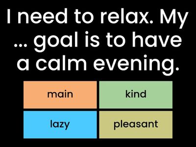 Ismail, November vocabulary