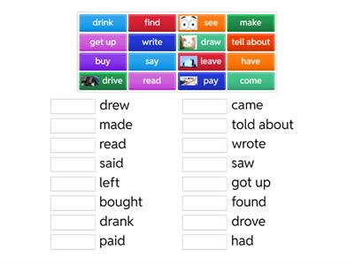 Irregular verbs Headway Beginner