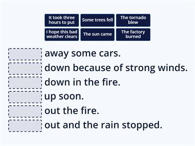 phrasal verbs (Prepare 5 - 4)