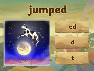 Sounds of ed: ed, id, d, t