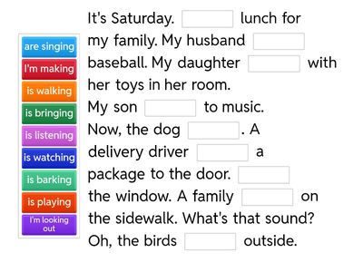 A Present Continuous Story