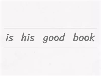 TO BE word order (+)