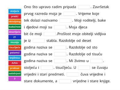 Snalazim se u vremenu - Sadašnjost, prošlost, budućnost