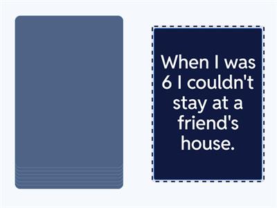 Express these ideas using Let/ be allowed to...