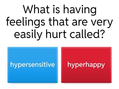 hyper-,super-,hypo-,sub- prefix quiz