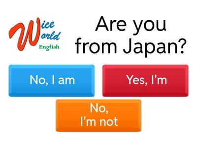 Yes - No questions practice