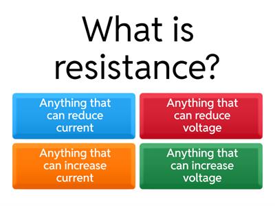 Resistance