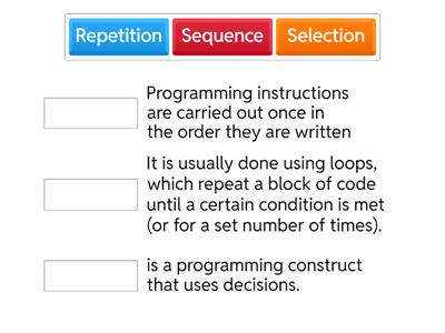 Programming constructs ( LOOP)