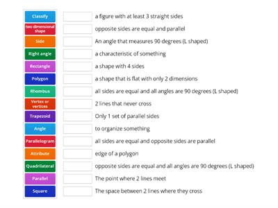 Geometry Vocab