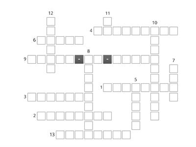 Animated Movies Crossword