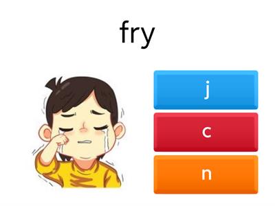Initial Phoneme Substitution with Letters