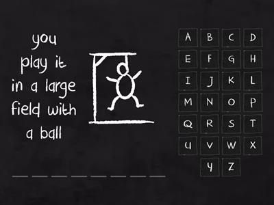 Sports - hangman