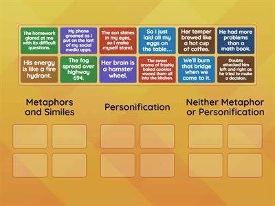 Metaphor and Personification