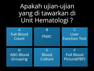 Haematology QUIZZY