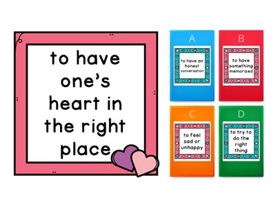  Valentine's Day Idioms Quiz