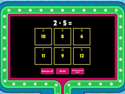 Умножение и деление на 2