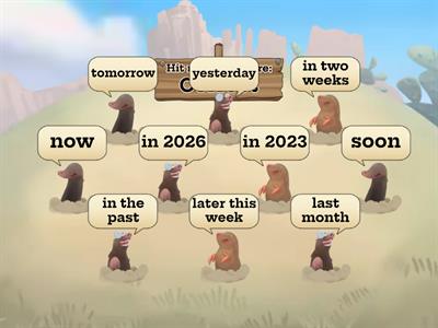 Time phrases (simple future tense)