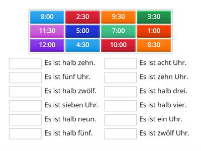 Wie spät ist es? - G4