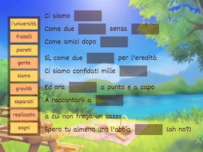 CANZONE. Pinguini Tattici Nucleari - Islanda https://www.youtube.com/watch?v=xbCuG8vgJhg