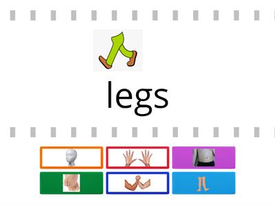 KINDERGARTEN - UNIT 1 - PARTS OF THE BODY