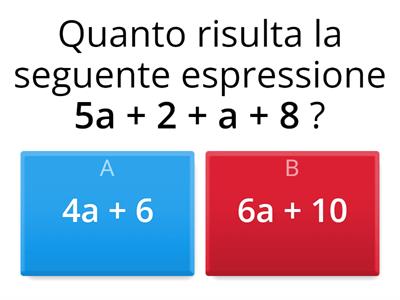 Ripasso di Algebra: Monomi e Polinomi.