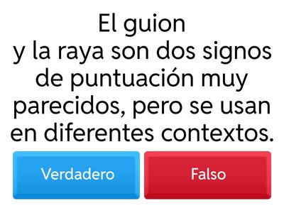 Los signos de puntuación dobles