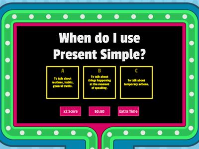 *Present simple/ Present continuous