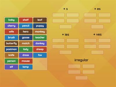 Plurals easy 1