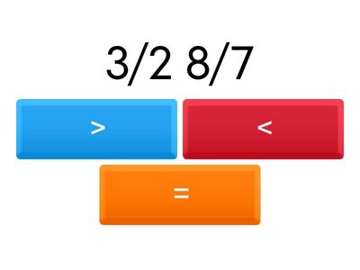 Fun Comparing Fraction Game For Kids