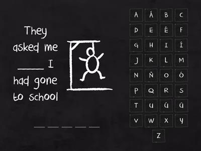 Reported speech - Questions