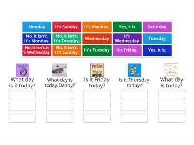 Days of the week
