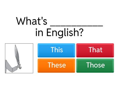 This/That/These/Those