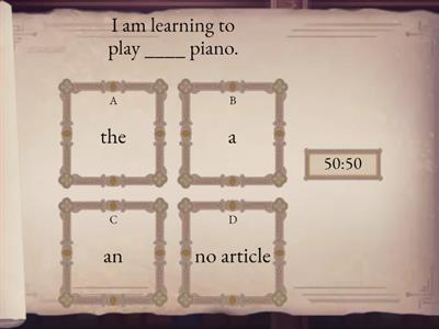 Articles: A, an, the