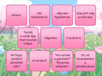 Present Perfect sentences to translate 1. 