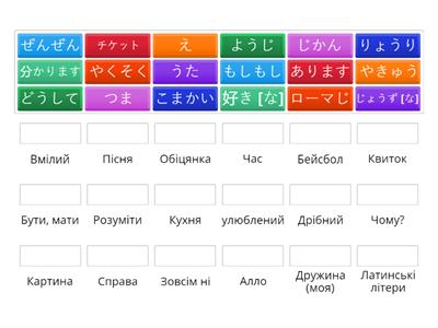 みんなの日本語 Lesson 9 - лексика