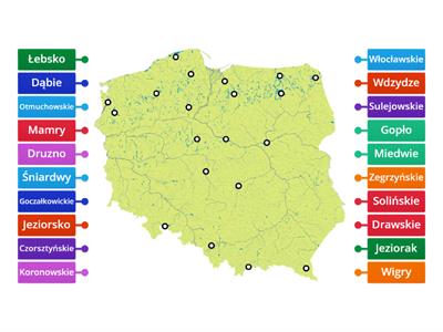 Polski Jeziora Quiz - Materiały dydaktyczne