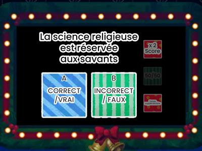  La science utile QUIZZ