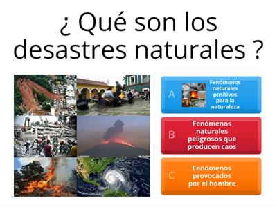 Desastres naturales