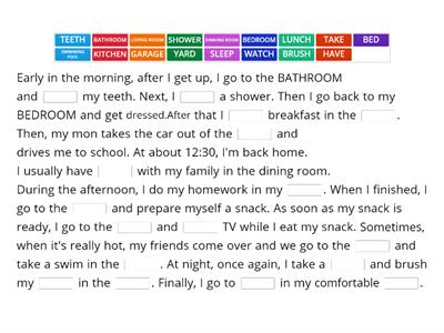 SYSTEMIC B4 - Social Studies - Parts of the House - WKS 1 L2