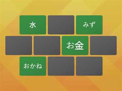 Kanji A1 日月水木金ゲーム